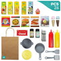 Color Baby Woomax Cuisine Glacière Jouet en Bois pour Enfants 36 Mois+, avec Lumières, Fonctionne sur Piles AAA, Dimensions: 60x40x109 cm