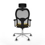 Piqueras y Crespo Chaise de Bureau Jorquera 3D086G2 Jaune