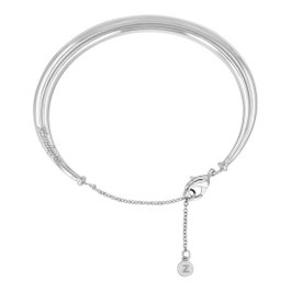 Tommy Hilfiger Pulsera Zendaya en acier inoxydable gris, 18 cm