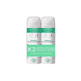 SVR Spirial Déodorant Spray Anti-transpirant 2 Flacons de 75 ml