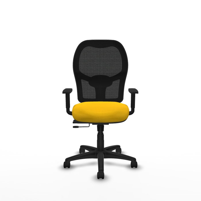PIQUERAS Y CRESPO Chaise de Bureau Alocén Jaune
