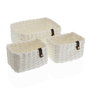 Set de basket Versa 19 x 12 x 26 cm Blanc