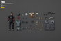 Steel Ride Corps Dark Source figurine Designated Marksman Ethan 7 cm