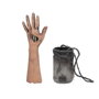 BigBuy Home Décoration d'Halloween Main 2 Pièces avec Lumière