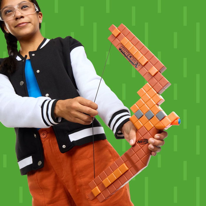 Nerf Minecraft Arc lance-fléchettes avec 8 fléchettes N1