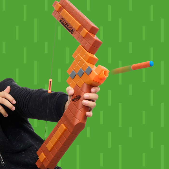 Nerf Minecraft Arc lance-fléchettes avec 8 fléchettes N1