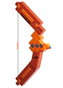 Nerf Minecraft Arc lance-fléchettes avec 8 fléchettes N1