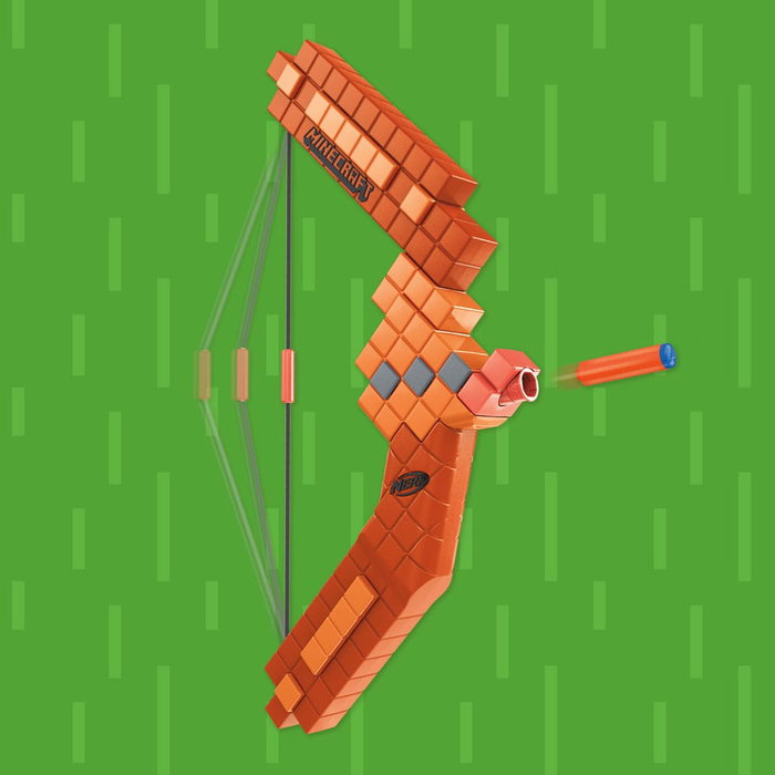 Nerf Minecraft Arc lance-fléchettes avec 8 fléchettes N1