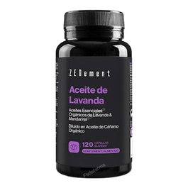 ZENEMENT Huile de lavande avec mandarine et chanvre 120 capsules