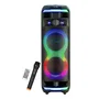 INOVALLEY KA130XXL - Enceinte karaoké portable 800 Watts avec Bluetooth 5.0, micro sans fil, LED RGB, autonomie 2-3h, connexions USB, micro SD et AUX