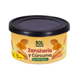 SOLNATURAL Pâte de carotte et curcuma BIO 125 g