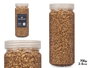 GIFTDECOR Pot de pierres décoratives métallisées 2-5 mm - Or (700g) Lot de 12
