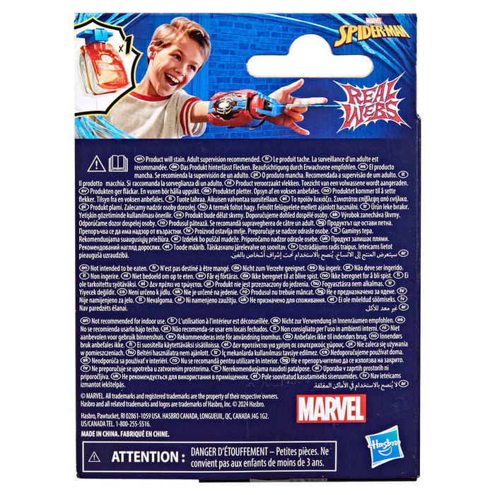 Hasbro Rechange de fluide arácnide Spider-Man Real Webs Marvel