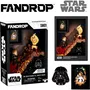 Fandrop - Figurine Collection STAR WARS Obi-Wan vs Anakin - Vitrine avec scène culte et mini affiche - 18 cm