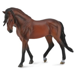 COLLECTA Semental Andaluz Bayo Brillant Deluxe Échelle 1:12 - Figurine Cheval Peinte à la Main - Modèle de Collection