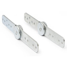 Q&Q Ressort Compas 6 Positions Zincé Anti-fil pour Canapé, Acier, Finition Zinc