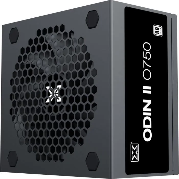 Xigmatek Odin II O750 - Alimentation PC 750W 80Plus - Non modulaire - Ventilateur 120mm - Noir