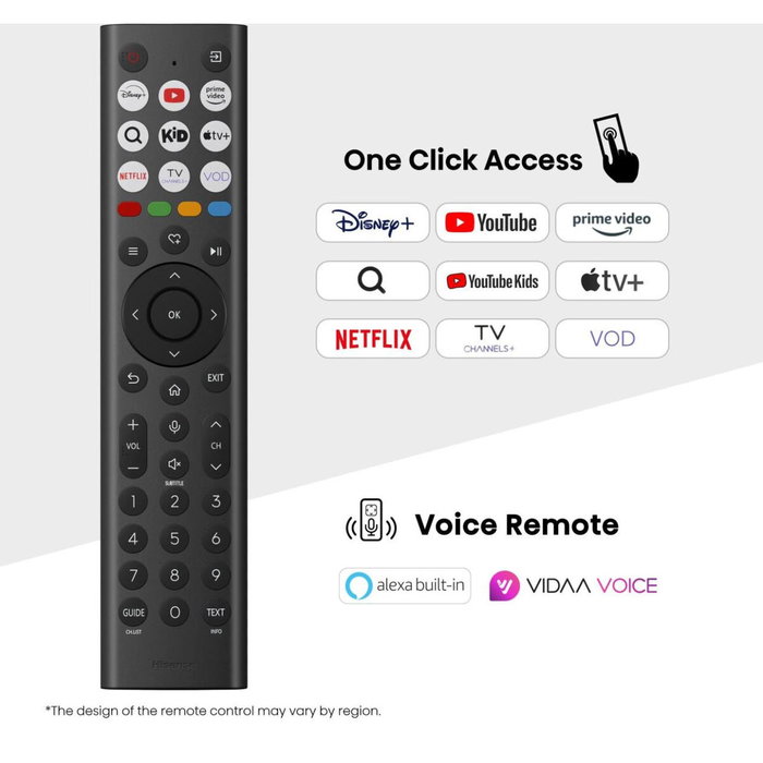 TV intelligente Hisense 55E77Q 55 55" 4K Ultra HD HDR QLED