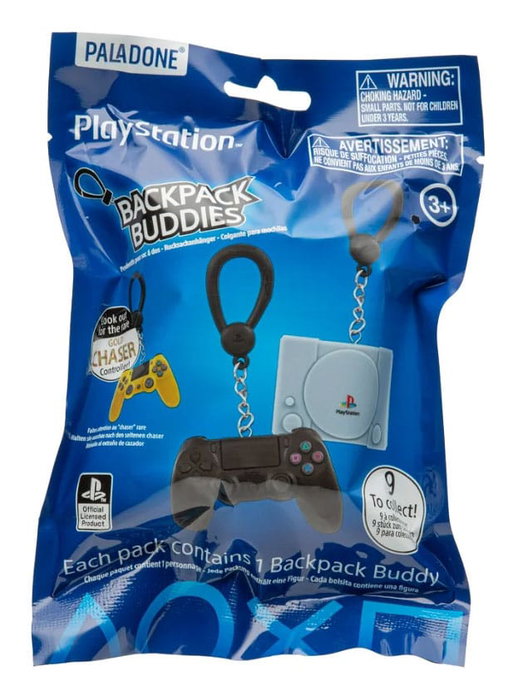 Paladone Playstation Backpack Buddies - Présentoir de 24 porte-clés mystères Paladone Playstation Backpack Buddies - Présentoir de 24 porte-clés mystères