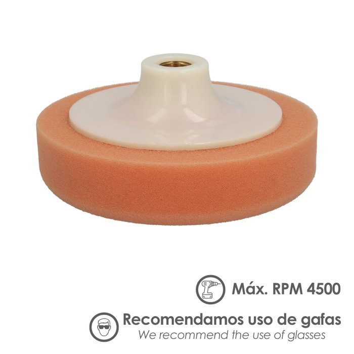 WOLFPACK LINEA PROFESIONAL Disque Polisseur Éponge M-14 125mm