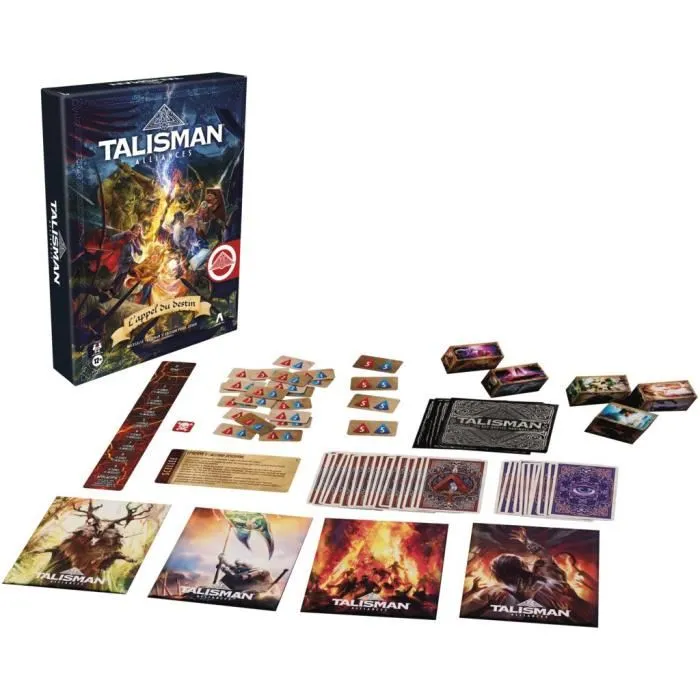 Hasbro Gaming - Talisman Alliances : L'appel du destin - Extension de jeu de société fantastique coopératif - À partir de 12 ans, 2 à 6 joueurs - Compatible Talisman 5e édition