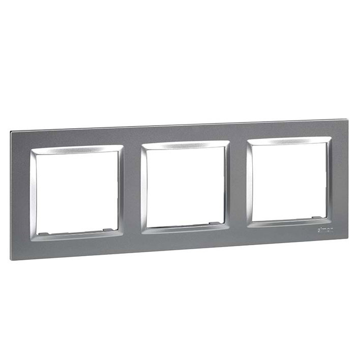 SIMON Cadre 3 éléments aluminium Série 10 SIMON Cadre 3 éléments aluminium Série 10
