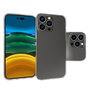 eSTUFF Coque TPU transparente pour iPhone 14 Pro Max - Protection complète, finition lisse, compatible charge sans fil QI
