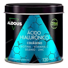 ALDOUS BIO Collagène + Acide Hyaluronique, Vitamine C, Biotine, Zinc, Sélénium