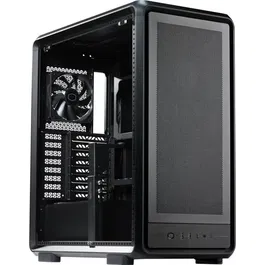 Cooler Master MasterFrame 500 Mesh Black ARGB Boîtier PC Gamer Mid-Tour Modulable avec Ventilateurs ARGB Préinstallés, Support E-ATX, Panneaux Mesh et Verre, USB-C