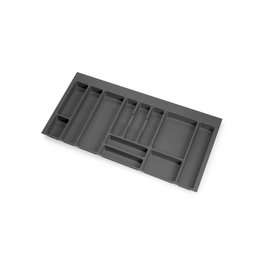 Emuca Range-couverts Optima module 1.000mm Gris anthracite