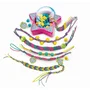 Clementoni Crazy Chic - Coffret création de bracelets de l'amitié avec perles et fils - À partir de 7 ans - Jeu créatif fille
