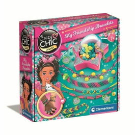 Clementoni Crazy Chic - Coffret création de bracelets de l'amitié avec perles et fils