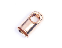 Innspiro Terminal métallique tube anilla doré 3,7x7,0mm