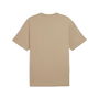 T-shirt à manches courtes homme Puma Maximal Metallic Relaxed Marron Clair 15-16 Ans