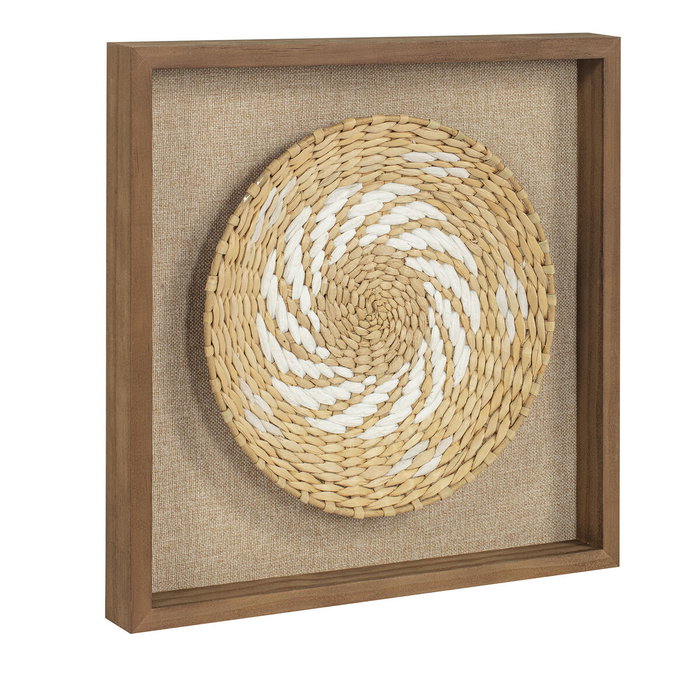 Home ESPRIT Cadre 3D Jute Pin 35 x 3,6 x 35 cm Home ESPRIT Cadre 3D Jute Pin 35 x 3,6 x 35 cm