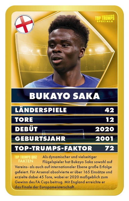 Winning Moves World Football Stars 6 Top Trumps - Allemand