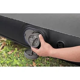 Bestway Matelas gonflable 2 places Tritech Queen 671BS - 203 cm x 152 cm x 30 cm, pompe USB intégrée, oreiller intégré, capacité 300 kg