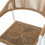 BigBuy Home Chaise de jardin Neska ii Blanc