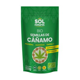 Sol Natural Graines de chanvre décortiquées Bio
