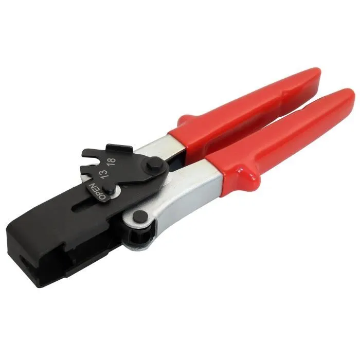 FARTOOLS Pince à cheville métallique rouge pour chevilles Ø 4 à 8 mm - Fixation murale béton/brique
