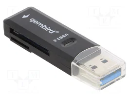 GEMBIRD Lecteur de cartes mémoire USB 3.0 noir