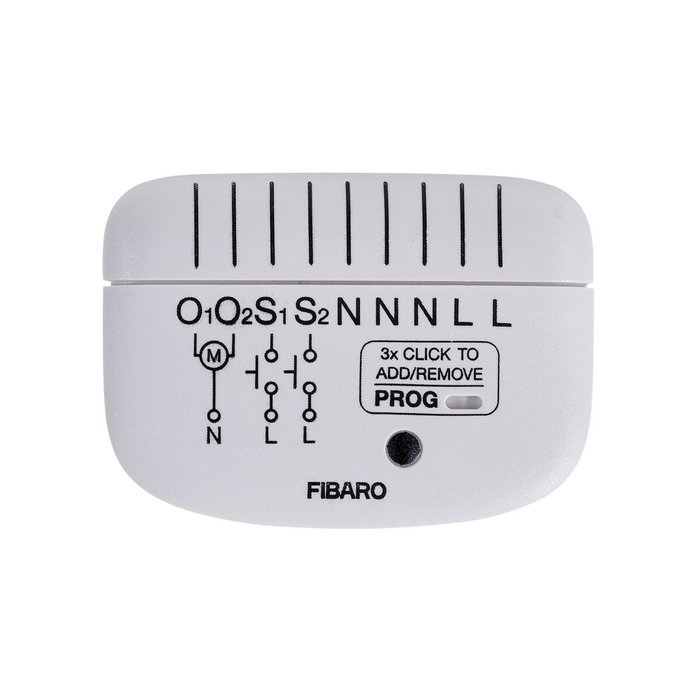 Fibaro Roller Shutter 4, Module Volets Roulants Motorisés Sans Fil Z-Wave, Réf. FGR-224 / FGR224