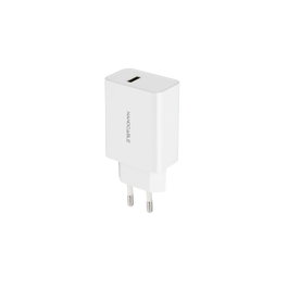 Nanocable Chargeur USB-A 5V 2.1A Blanc - Adaptateur Secteur Compact et Fiable pour Smartphones et Tablettes