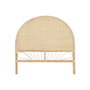 Home ESPRIT Tête de lit Éléphant en Rotin Naturel