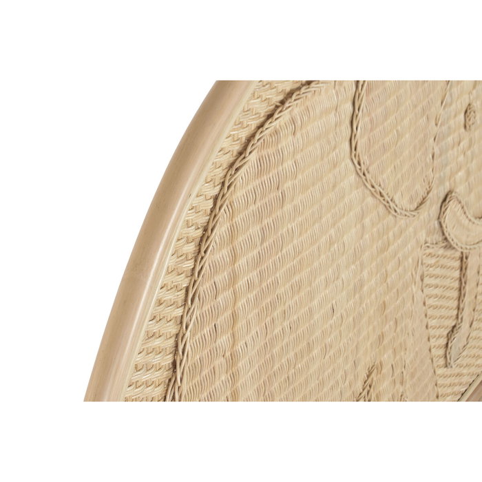 Home ESPRIT Tête de lit Éléphant en Rotin Naturel