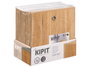 Kipit Boîte Pliable Organisatrice Bambou Beige 32x32x1.5 cm (Set de 24)