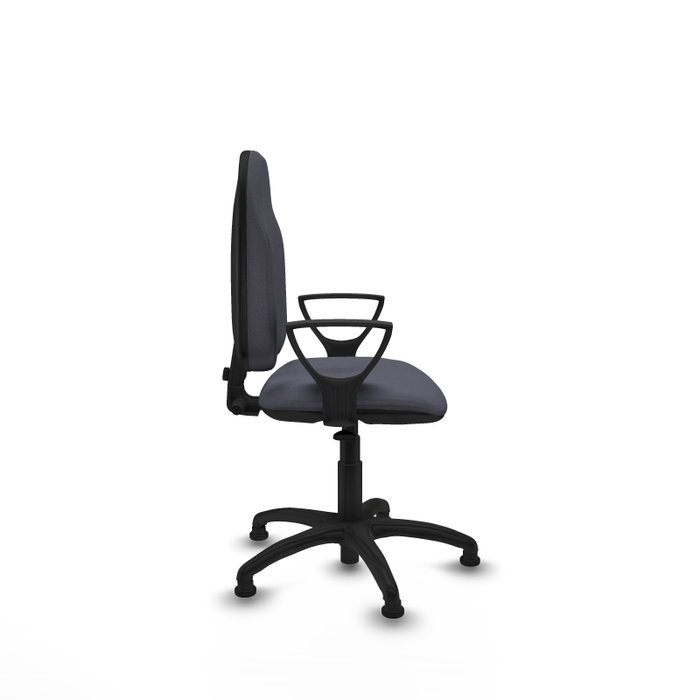 PIQUERAS Y CRESPO Chaise de bureau Algarra, Gris foncé, Tissu