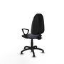 PIQUERAS Y CRESPO Chaise de bureau Algarra, Gris foncé, Tissu