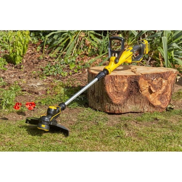 Stanley Fatmax Coupe-bordure sans fil 18V avec batterie 4Ah et chargeur