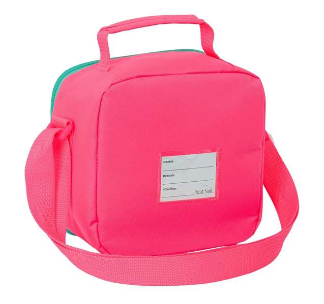 Safta Glacière Isotherme Waterproof Nevera Nait Nait "Rosa Fluor" 20x20x15 cm, Portable, pour Enfants 3 Ans et Plus Safta Glacière Isotherme Waterproof Nevera Nait Nait "Rosa Fluor" 20x20x15 cm, Portable, pour Enfants 3 Ans et Plus
